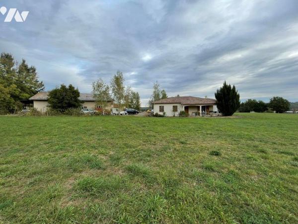 MIELAN (32) à 5min, au calme villa de 2009 et grande dépendances avec appartement sur 3ha25a15ca