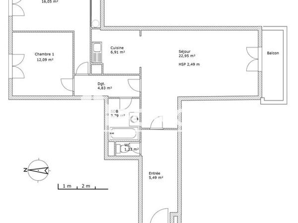 Location Appartement 3 pièces 73.34 m² - 194/202 AVENUE ARISTIDE BRIAND Les Pavillons Sous Bois 93320