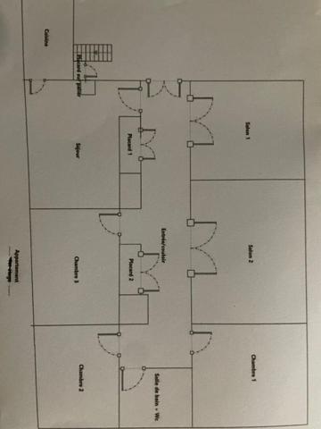 Appartement  lumineux 5 pièce(s) 112 m2  hyper centre de Verneuil