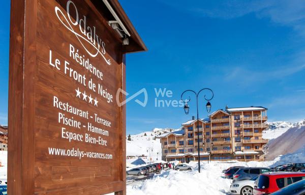 73210 LA PLAGNE VILLAGES A VENDRE STUDIO MEUBLE 22m² VENDU LOUE FISCALITE LMNP / LMP