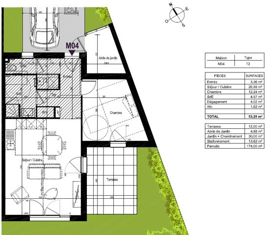 Location maison_Beaucouzé_Oxygen_M04, Beaucouze 49070