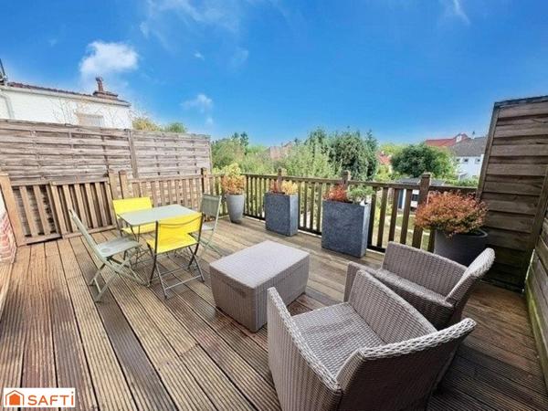 Maison semi-individuelle rénovée – Wasquehal – 3 chambres – Jardin –Garage