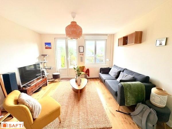 Maison semi-individuelle rénovée – Wasquehal – 3 chambres – Jardin –Garage