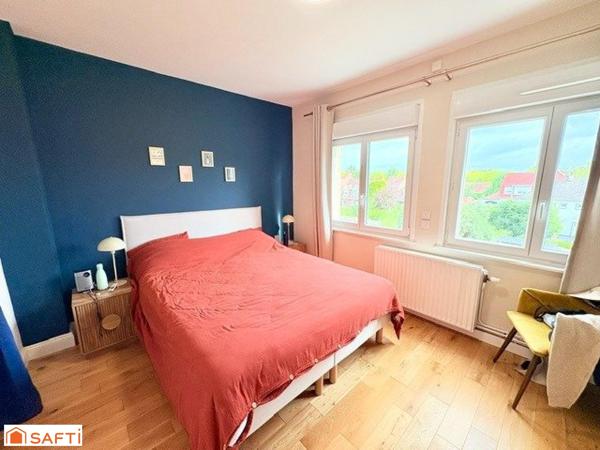 Maison semi-individuelle rénovée – Wasquehal – 3 chambres – Jardin –Garage
