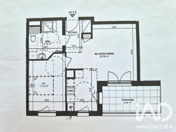 Appartement à vendre 2 pièces 44,2 m² Le Ban-Saint-Martin