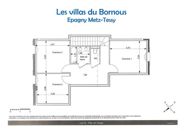 Duplex en rez-de-jardin, plateau brut viabilisé dans une ferme à Metz-Tessy