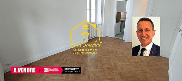 Appartement  lumineux et rénové de 3 pièces  de 50 m2 à Savigné l' Evêque