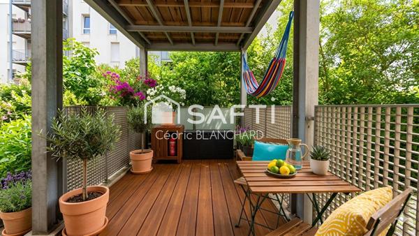 Lormont – T2 avec terrasse, parc et parking sécurisé