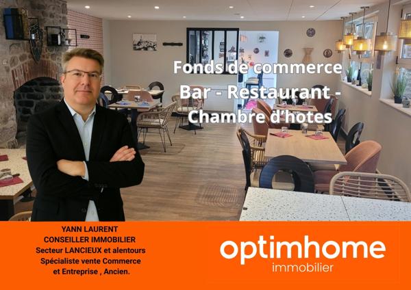 RESTAURANT & CHAMBRES D'HÔTES – CADRE VERDOYANT – BELLE OPPORTUNITÉ