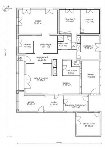 CASTANET-TOLOSAN -Hyper-centre -Maison familiale de 150 m² avec T2 indépendant de 35 m² sur une parcelle de 1 000 m²