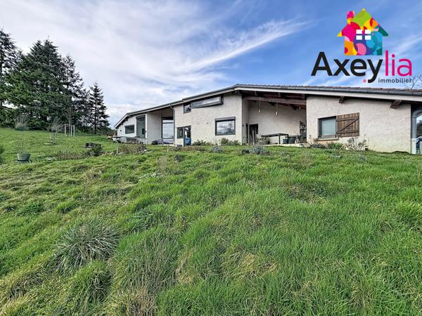 Renaison (42370) A VENDRE - SECTEUR CÔTE ROANNAISE - MAISON D'ARCHITECTE ENTIÈREMENT RÉNOVÉE D'ENVIRON 195M2 AVEC CINQ CHAMBRES