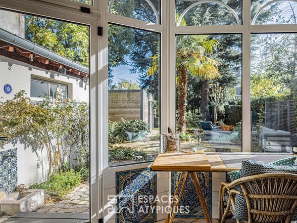 Elégante maison bourgeoise et son jardin