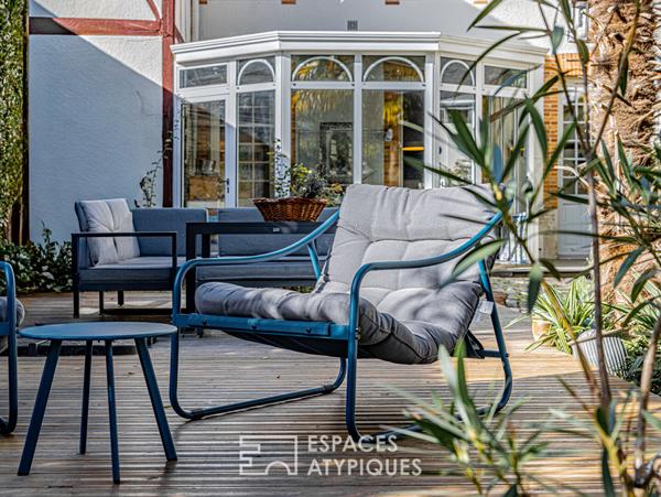 Elégante maison bourgeoise et son jardin