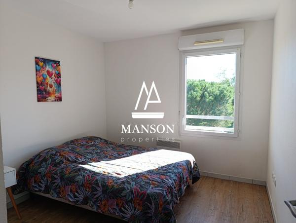 Appartement T3, balcon et parking au calme