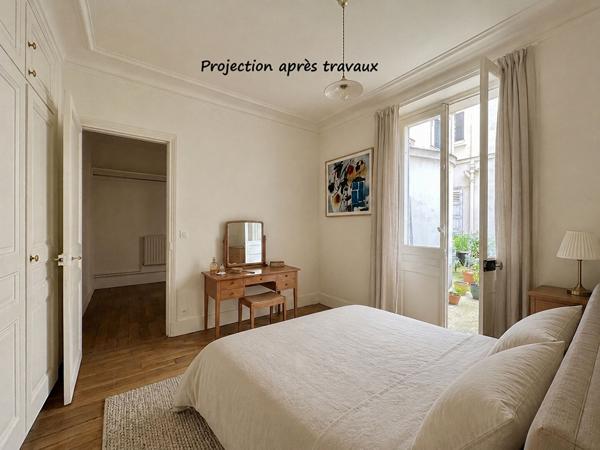 3 pièces à rénover - cour terrasse