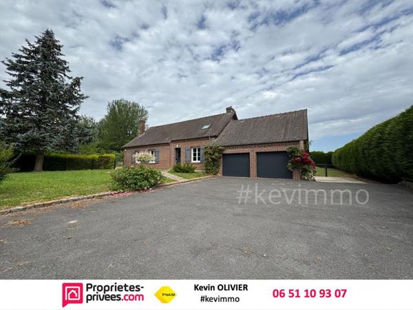 Maison de plain-pied avec grand terrain à Lattre-Saint-Quentin