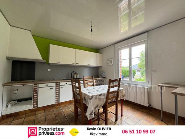 Maison de plain-pied avec grand terrain à Lattre-Saint-Quentin