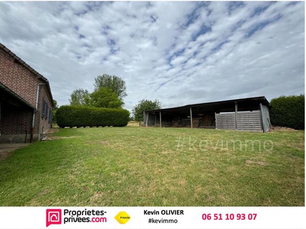 Maison de plain-pied avec grand terrain à Lattre-Saint-Quentin
