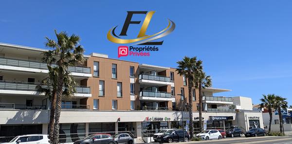 F3 de 60.57 m2 avec terrasse et parking privé à Canet en Roussillon