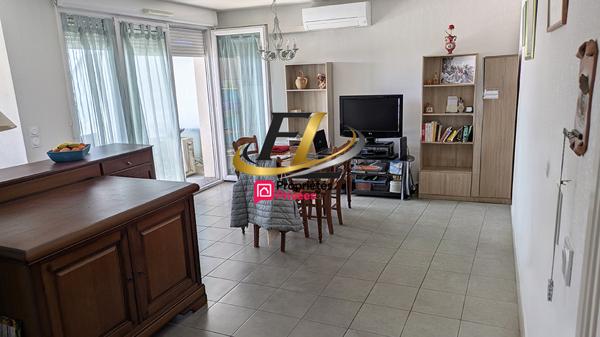 F3 de 60.57 m2 avec terrasse et parking privé à Canet en Roussillon