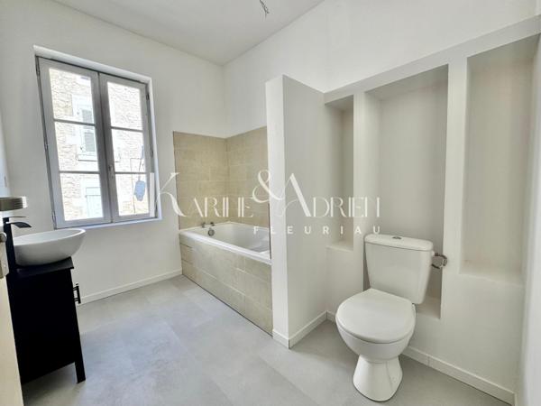 Maison de ville 3 chambres, cave et cour