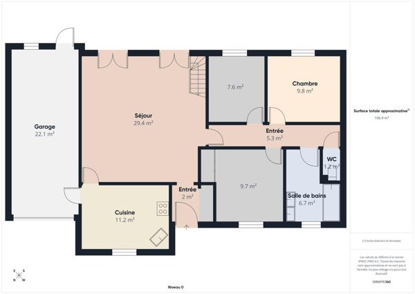 Maison 4 Chambres, bureau et garage