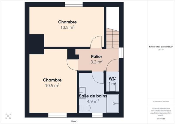 Maison 4 Chambres, bureau et garage