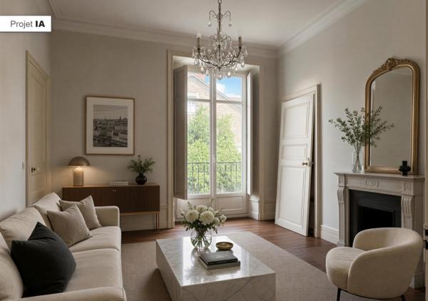 Appartement T2 de caractère de 49,59 m² - Charme de l'ancien entre Monselet et Viarme