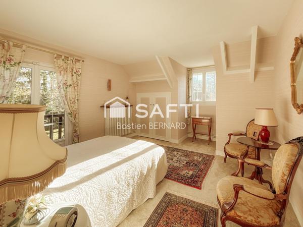 Maison standing 4 chambres – grand terrain arboré – sous-sol total