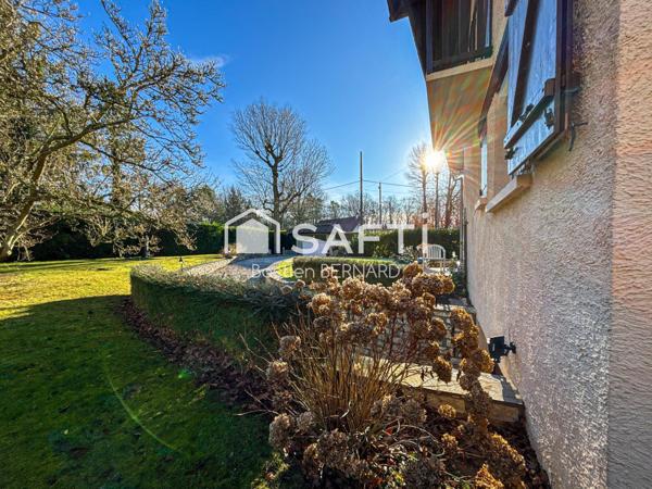 Maison standing 4 chambres – grand terrain arboré – sous-sol total