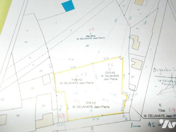 Vente Terrain â bâtir