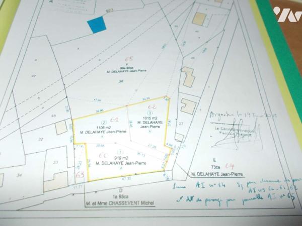 Vente Terrain â bâtir