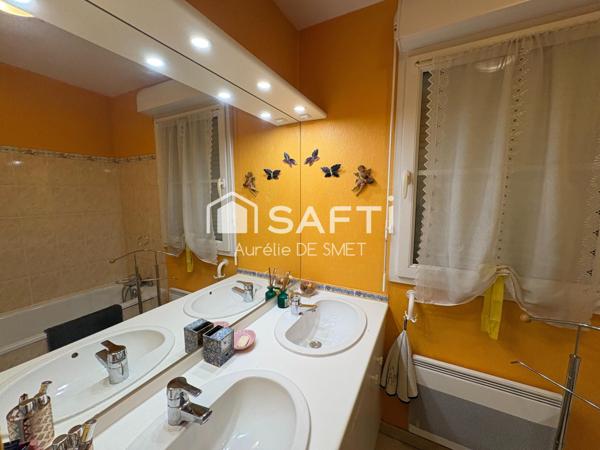 Appartement 3chambres, grande terrasse et garage