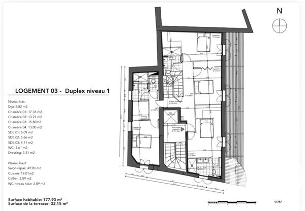 Appartement à vendre 5 pièces 178 m² Nîmes