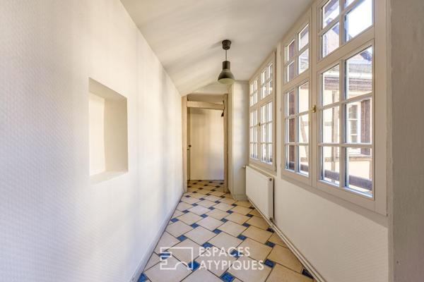 Dernier étage de caractère en coeur de ville