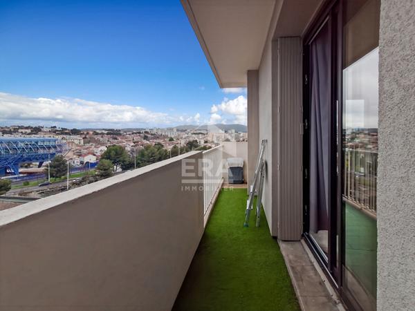 À vendre : Grand T2 de 54 m²  avec Balcon situé au 5eme étages