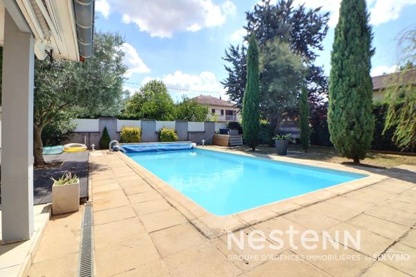 Maison Manissieux, 238m2, 8 pièces, 5 chambres, piscine, studio indépendant