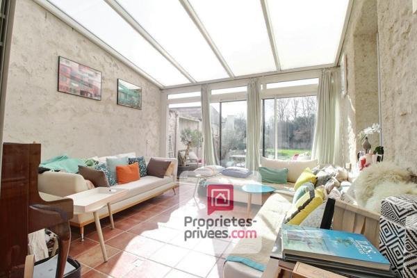 1h de PARIS - A VENDRE CHARMANTE MAISON de VILLAGE 120 m2 et beau jardin