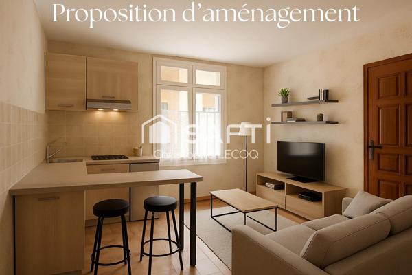LODÈVE – APPARTEMENT À RÉNOVER (AVEC CAVE)