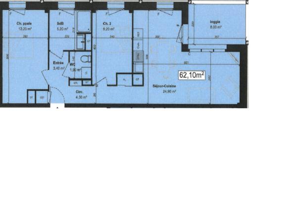 Appartement T3 Neuf Centre ville d'Avrille