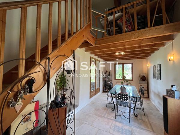 Maison de plain-pied de 123m2 sur un terrain de 2221m2 constructible