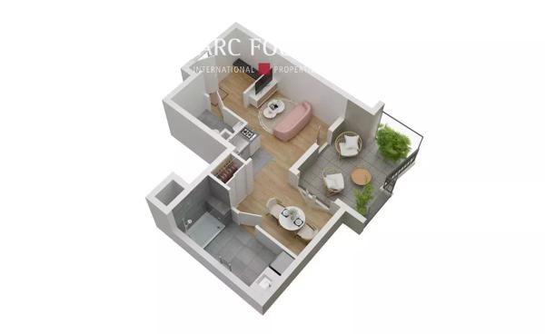 LEVALLOIS – studio avec balcon, idéalement situé