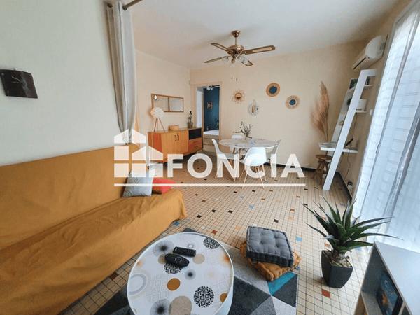 Location Appartement meublé 2 pièces 36.7 m² - 2 & 4 BLD MAILLOL St Cyprien Plage 66750