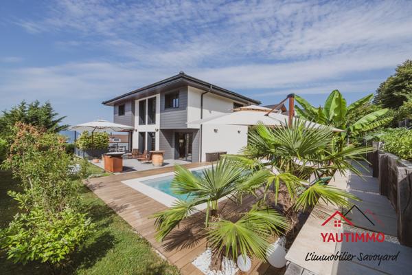 Cranves-Sales (74380) Maison avec piscine, studio et vue, à 10 min de la frontière suisse – Cranves-Sales