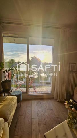 3 pièces rénové, balcon filant, vue imprenable