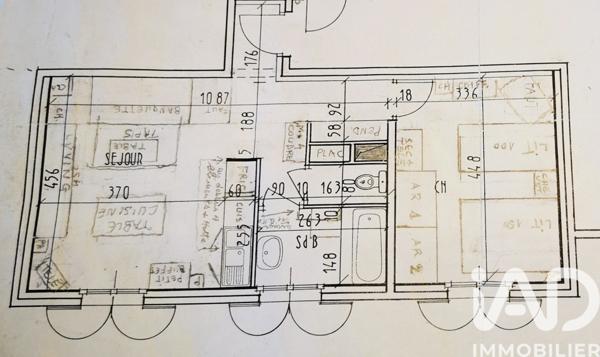 Appartement à vendre 2 pièces 48 m² La Mure