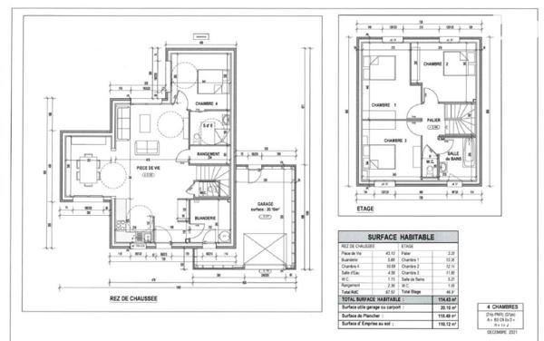 MAISON RECENTE - VIE DE PLAIN PIED - 4 CH