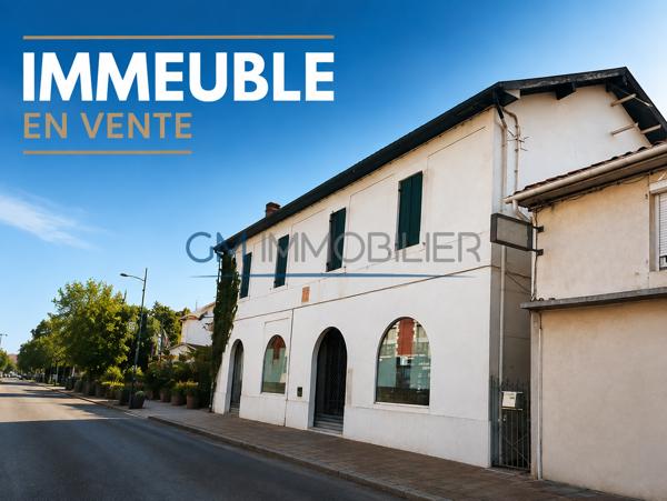 SAINT-PAUL-LÈS-DAX – IMMEUBLE 300 M² À RÉNOVER – EMPLACEMENT STRATÉGIQUE – FORT POTENTIEL