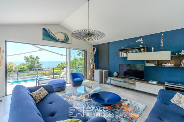 Villa contemporaine avec vue panoramique sur l’océan
