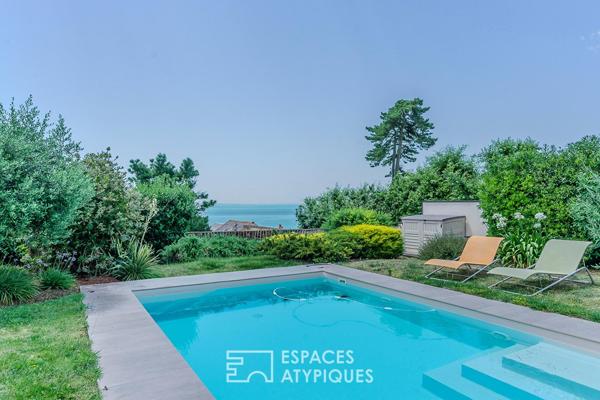 Villa contemporaine avec vue panoramique sur l’océan